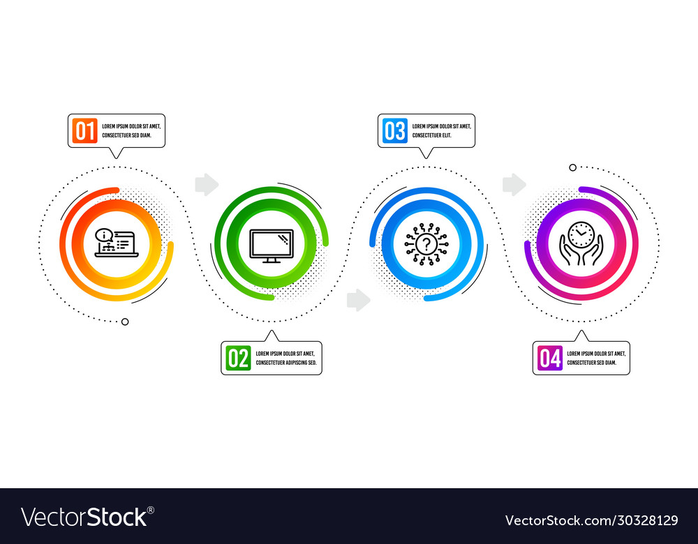 Safe time question mark and online documentation Vector Image Safe time question mark and online documentation