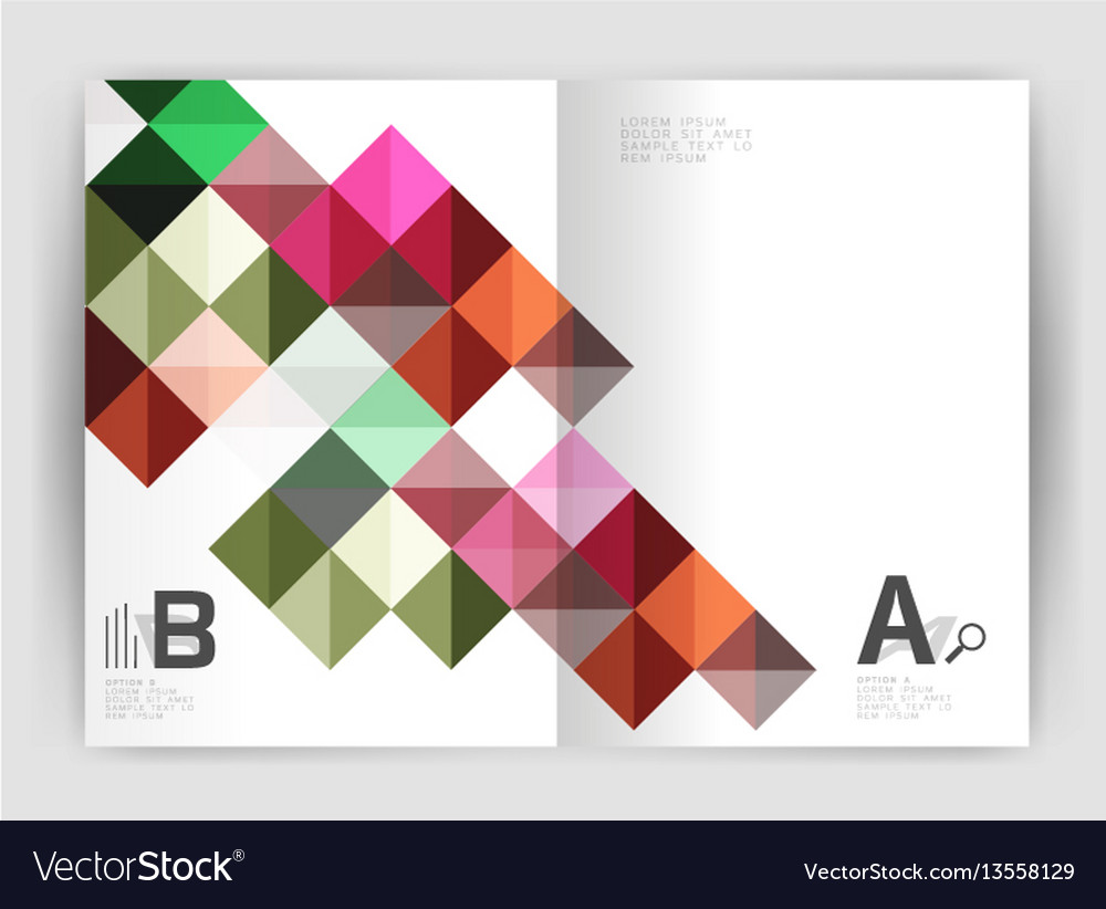 Square minimalistic abstract background