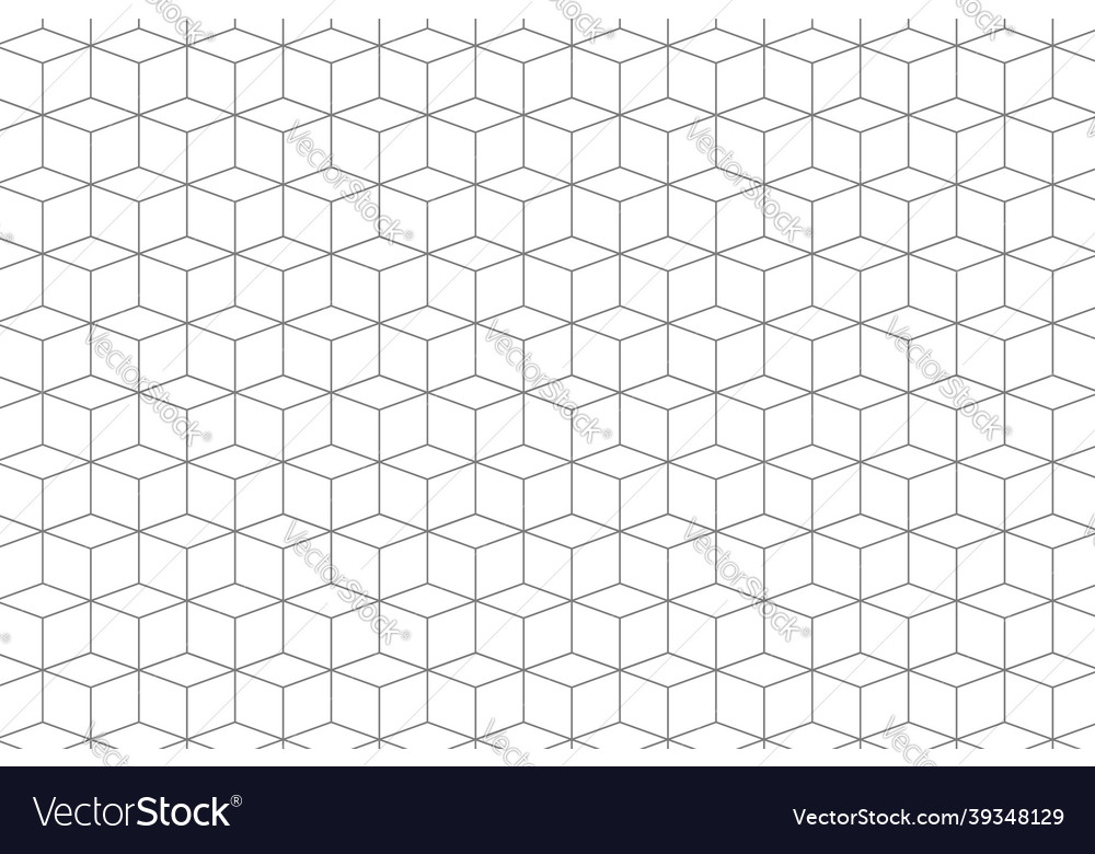 Stylish hexagonal line pattern background vector image Stylish hexagonal line pattern background