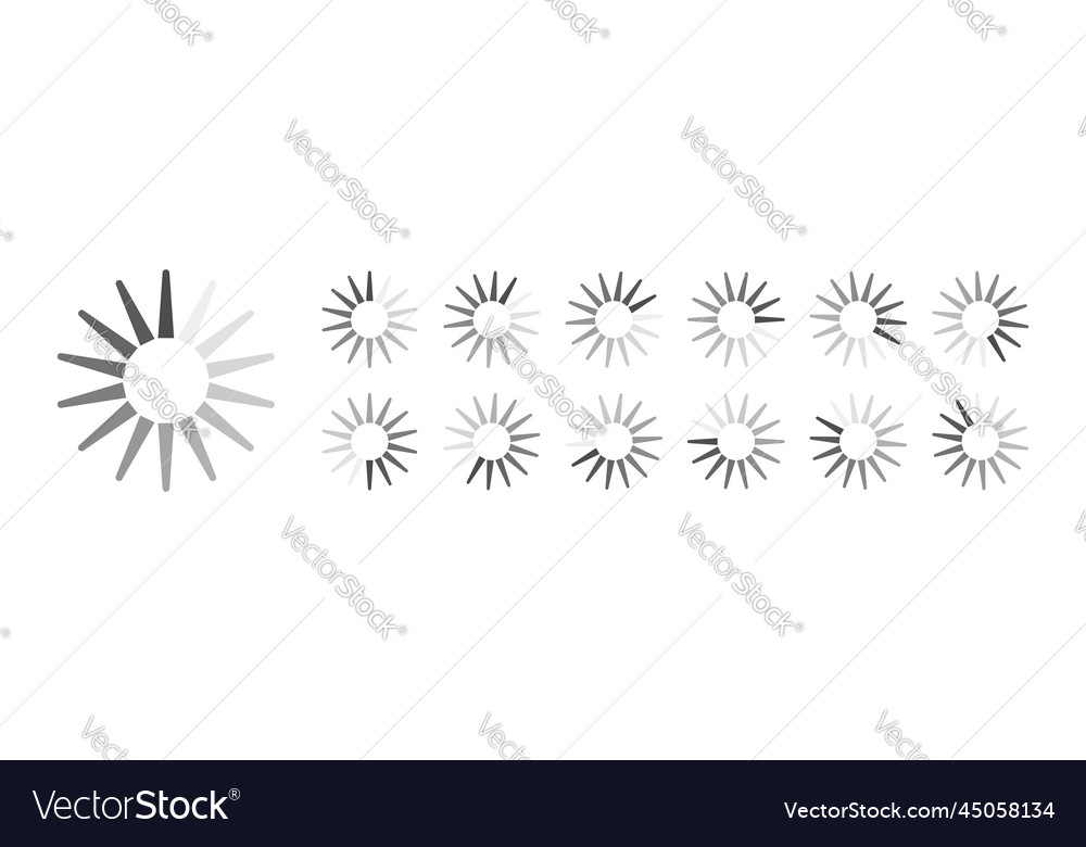 Circular Loading-Puffering-Symbole