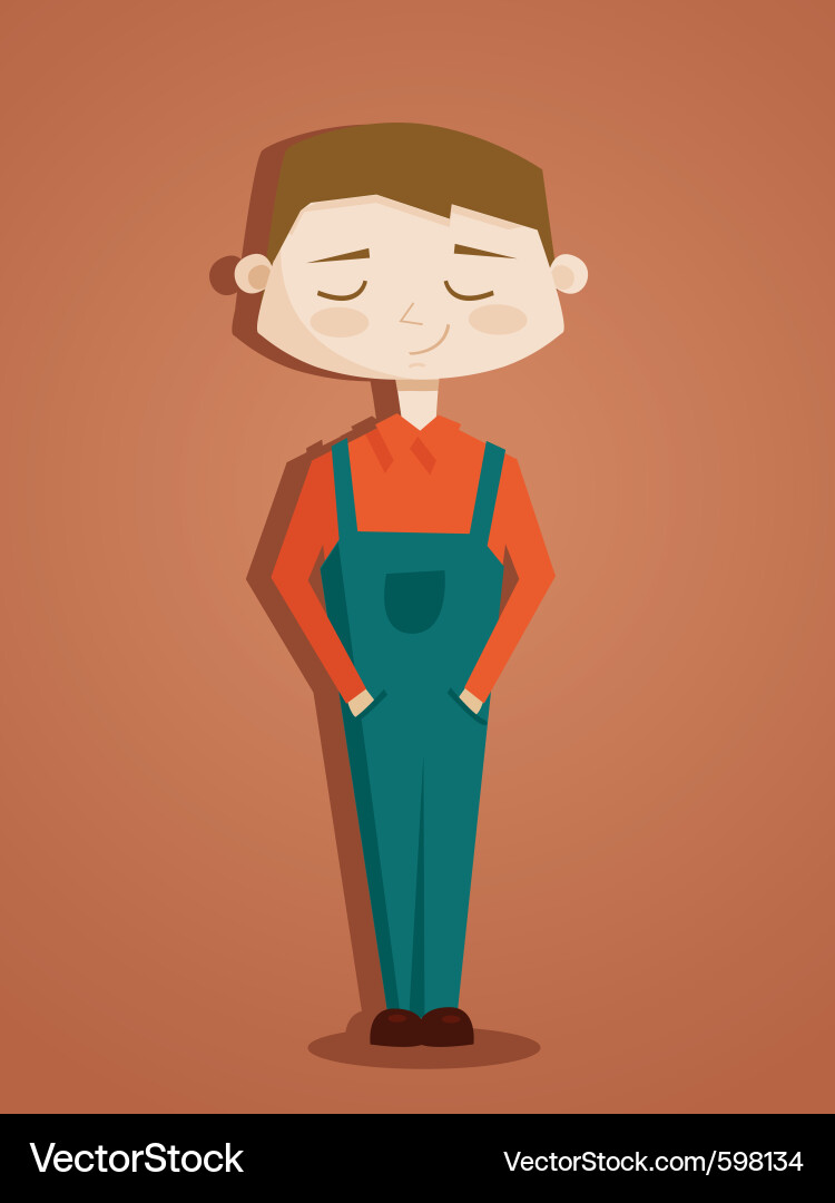Farmer Royalty Free Vector Image - VectorStock