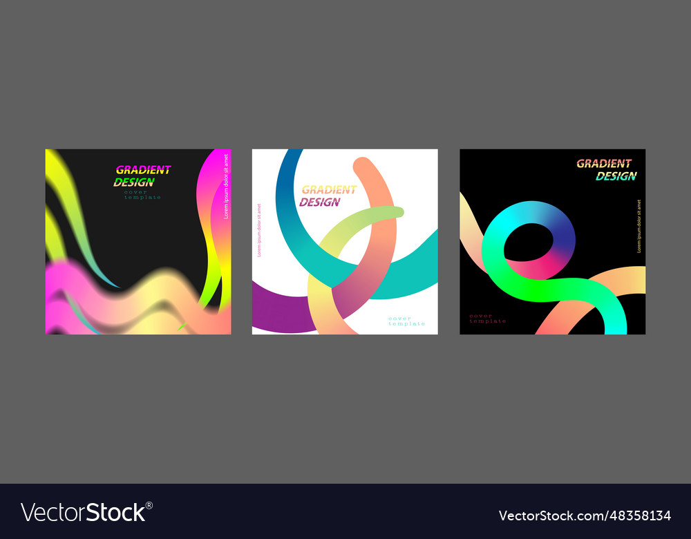 Gradient smooth lines minimalistic colorful vector image Gradient smooth lines minimalistic colorful