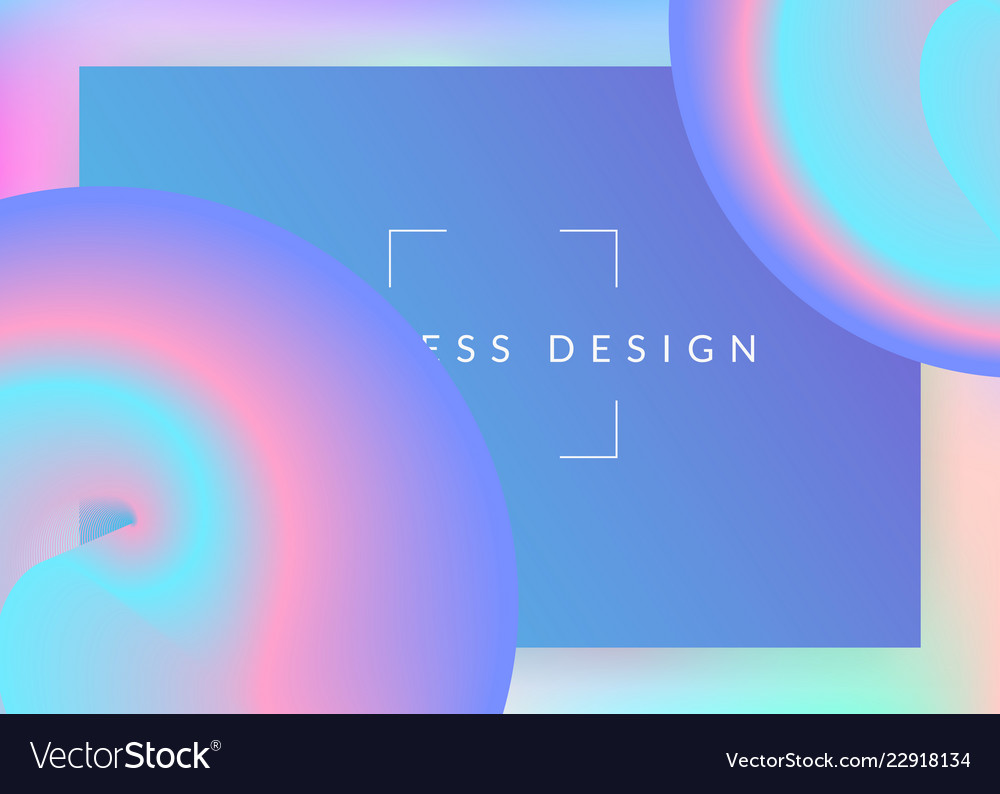 Liquid fluid with dynamic elements and shapes vector image Liquid fluid with dynamic elements and shapes
