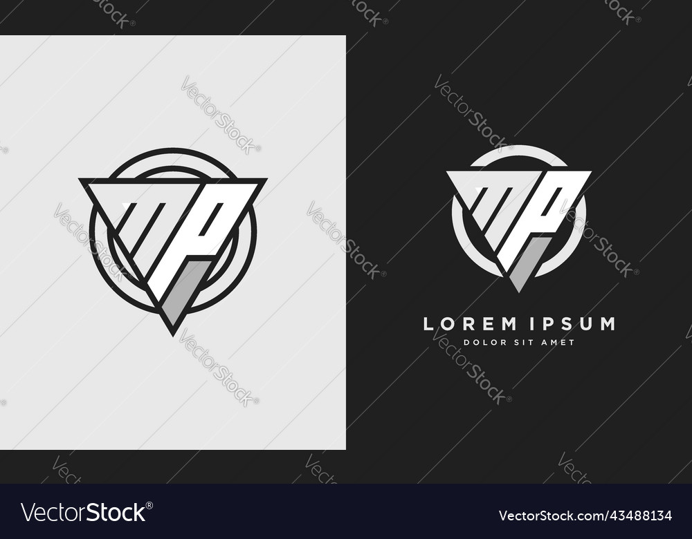 MP Initial Triangle Logo