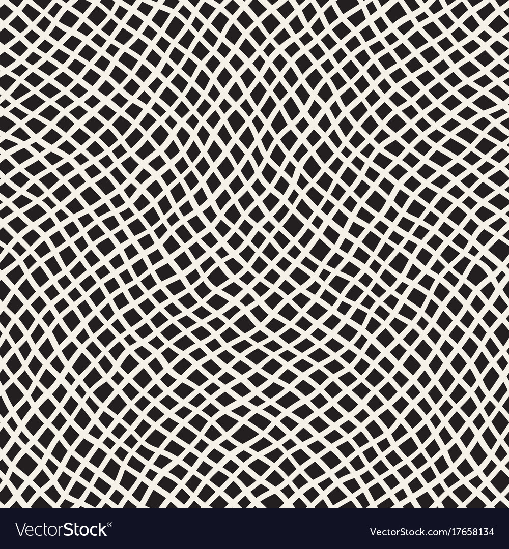 Seamless pattern with hand drawn waves abstract