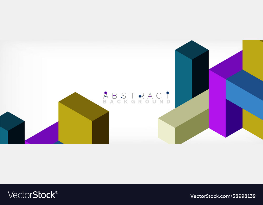 Abstract background 3d cubes cubic elements