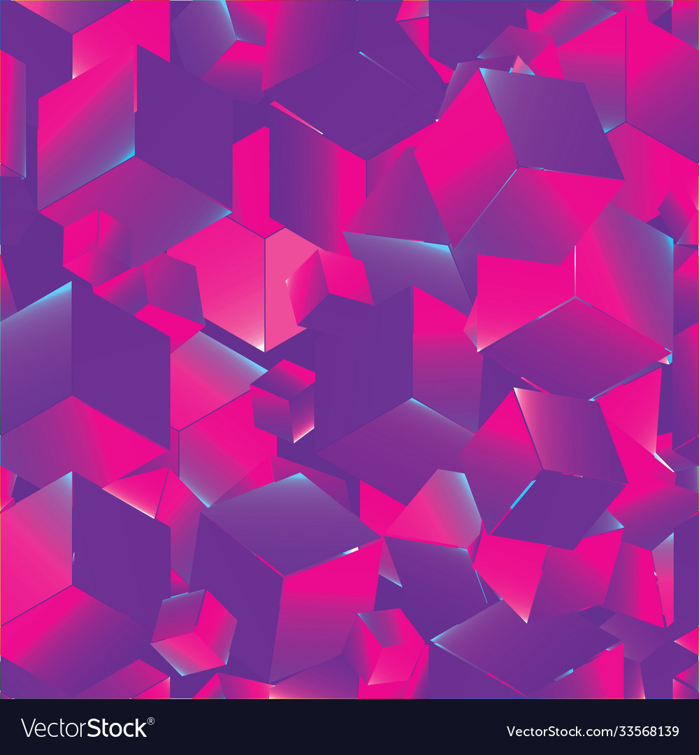 Abstract cubes background
