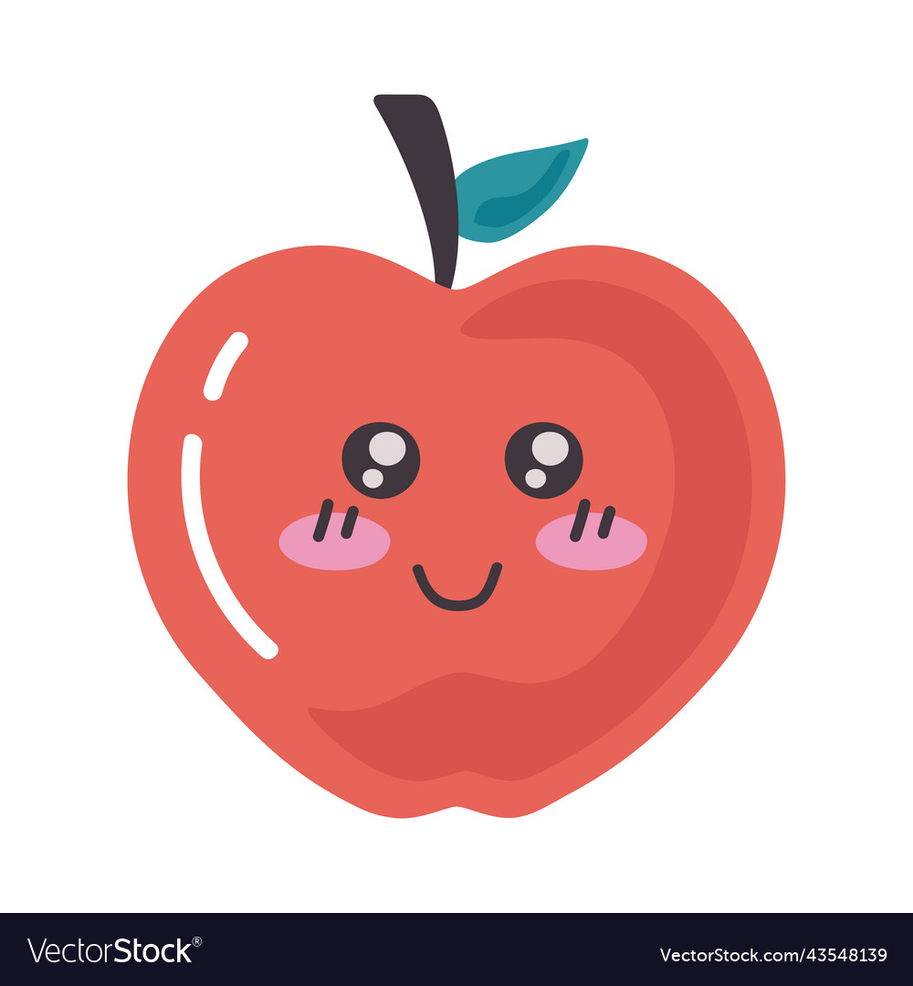 Apple kawaii fresh fruit