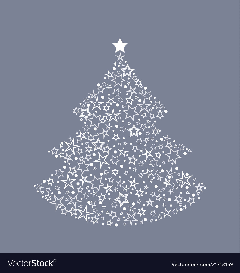 Christmas tree decoration Royalty Free Vector Image