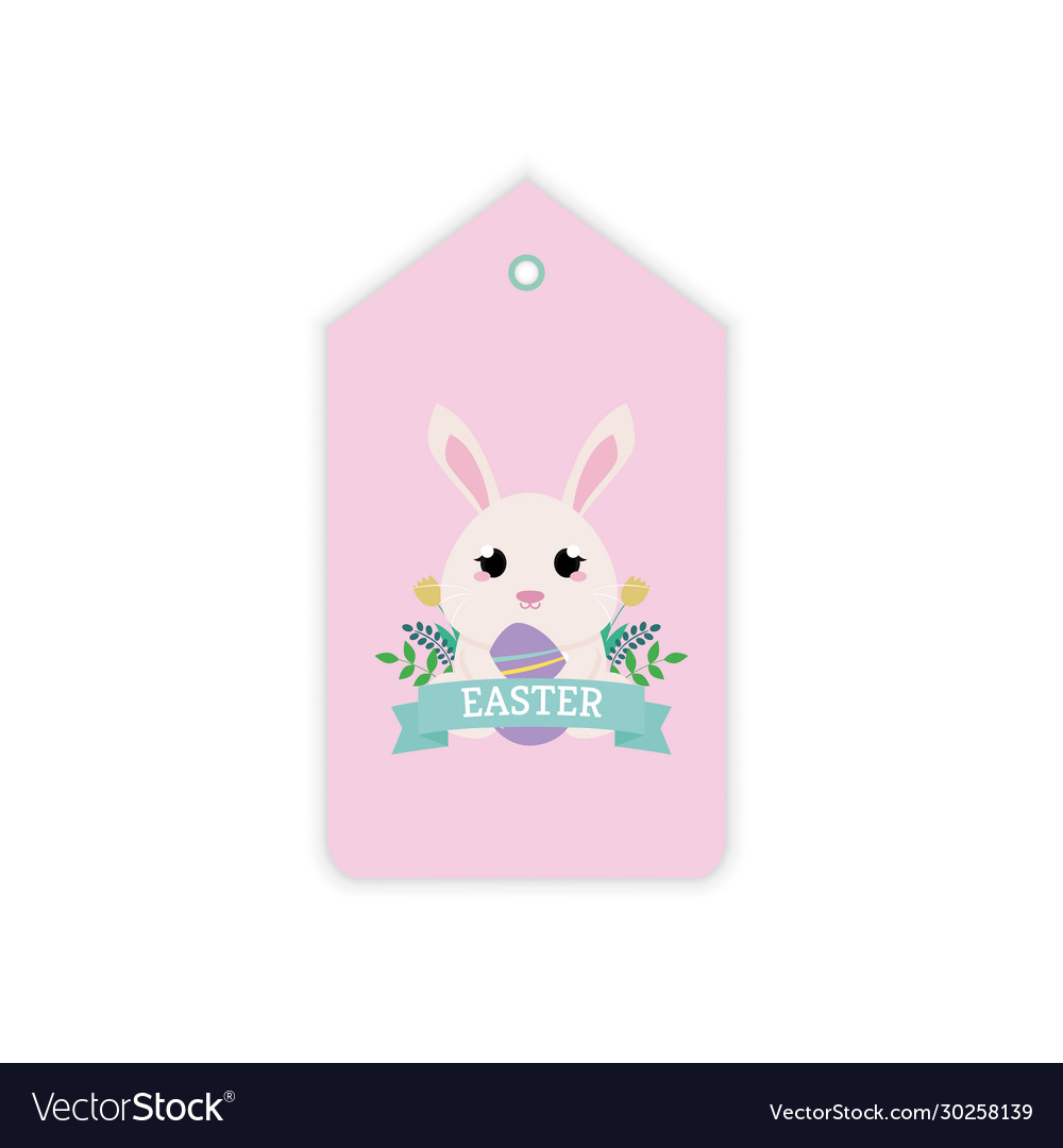 Easter day label