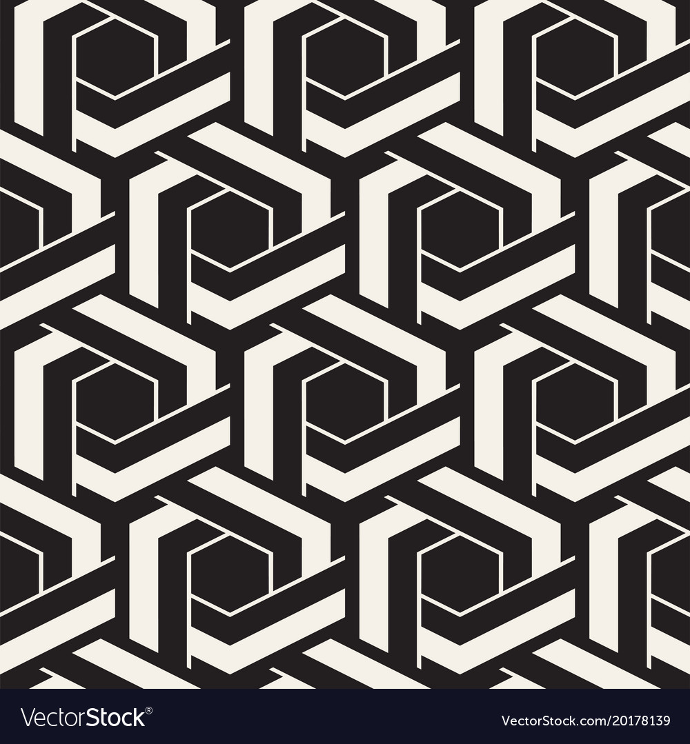 Hexagon Interlocking Pattern