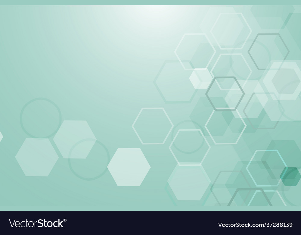 Hexagonal abstract background big data vector image Hexagonal abstract background big data