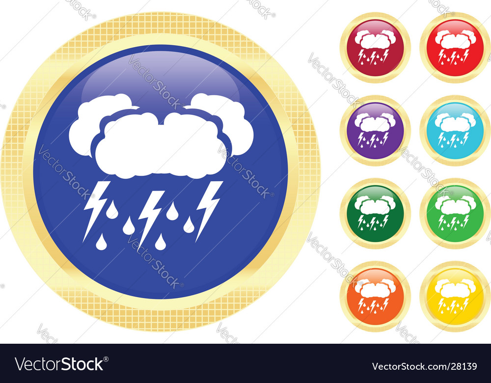 Thunderstorm icons