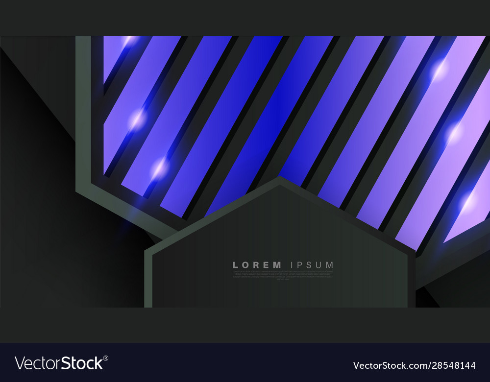 Abstract background gray hexagon with shadow