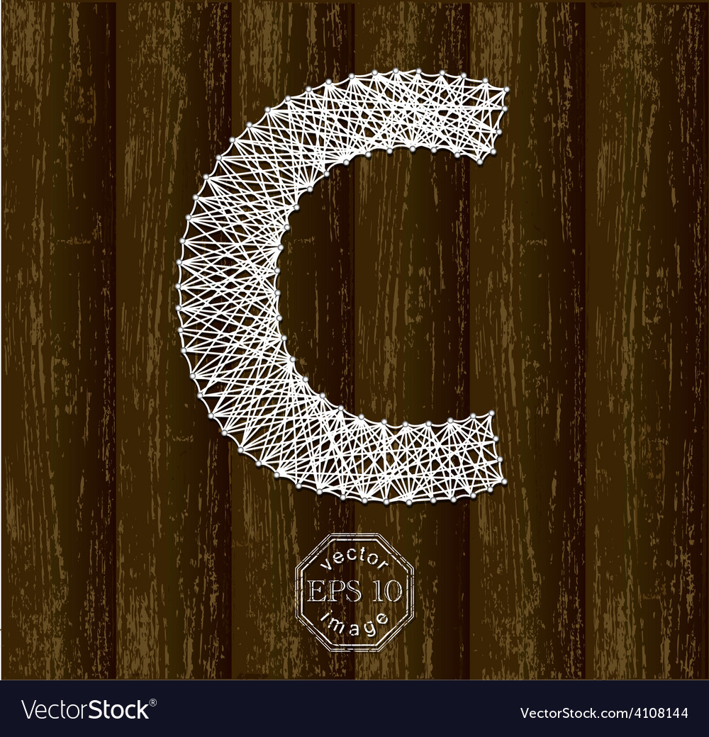 Letter C Royalty Free Vector Image - VectorStock