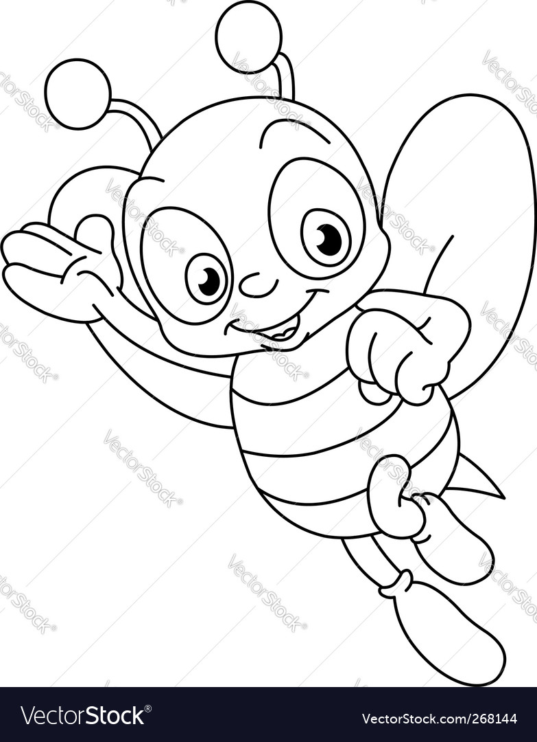 bee outline