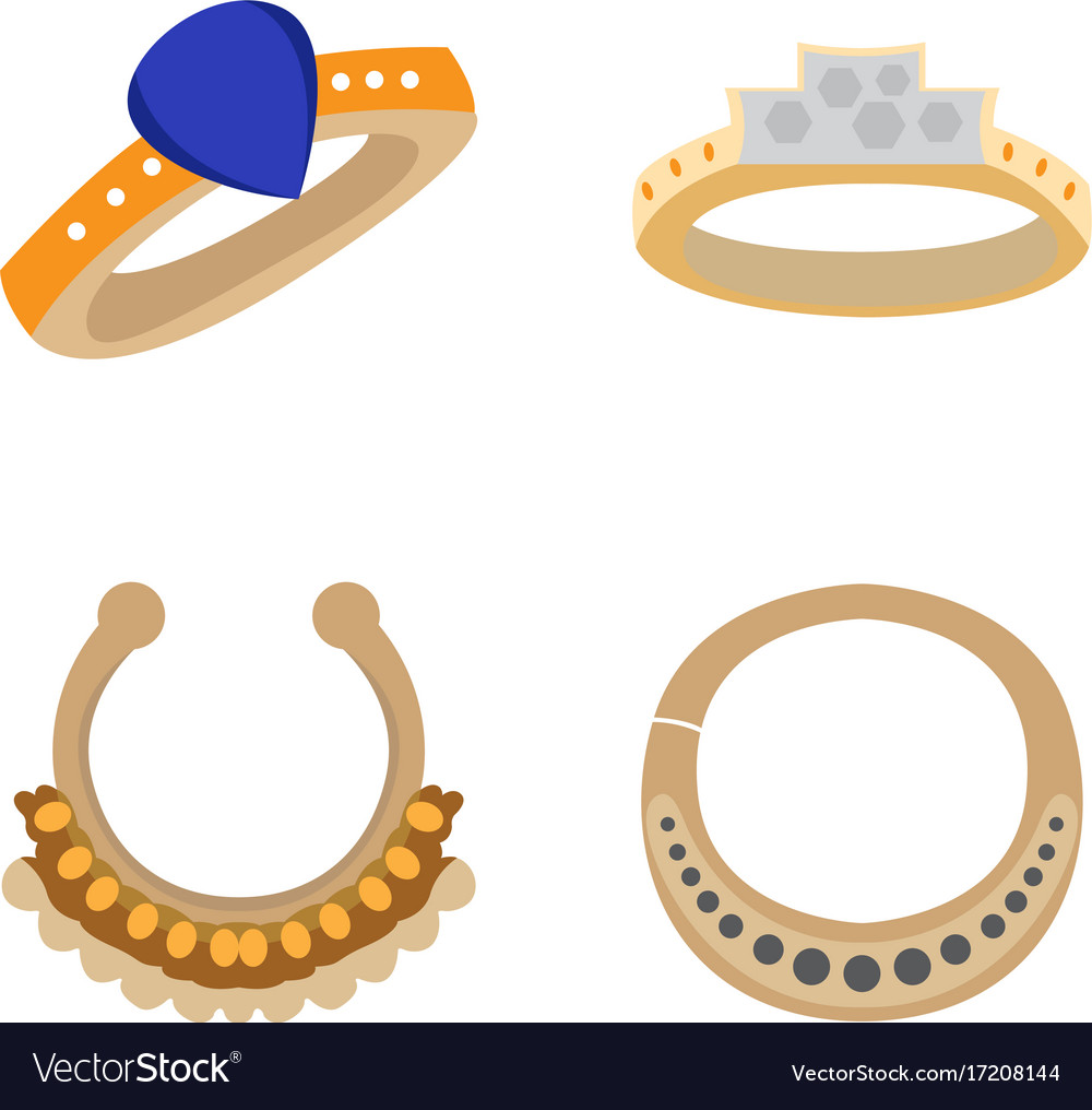 Set of jewelry pieces