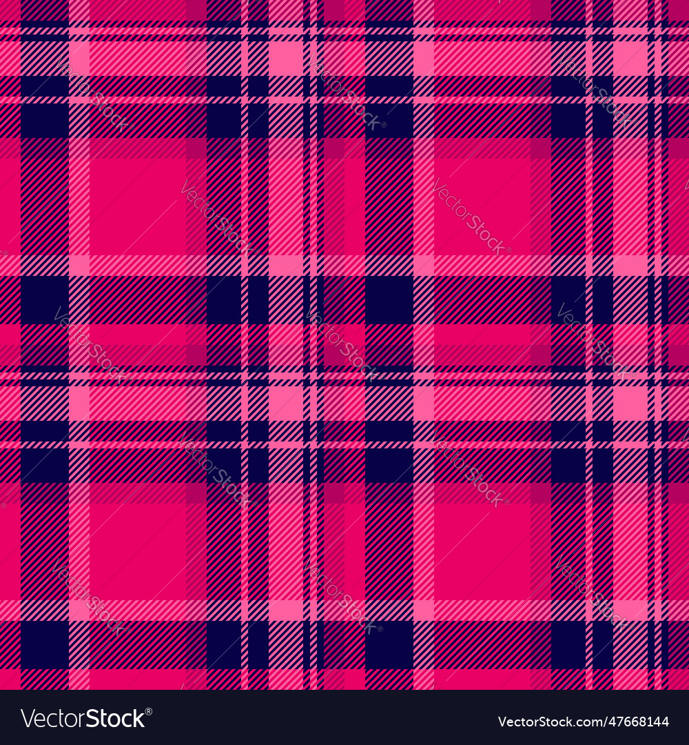 Textile pattern of check fabric tartan Royalty Free Vector