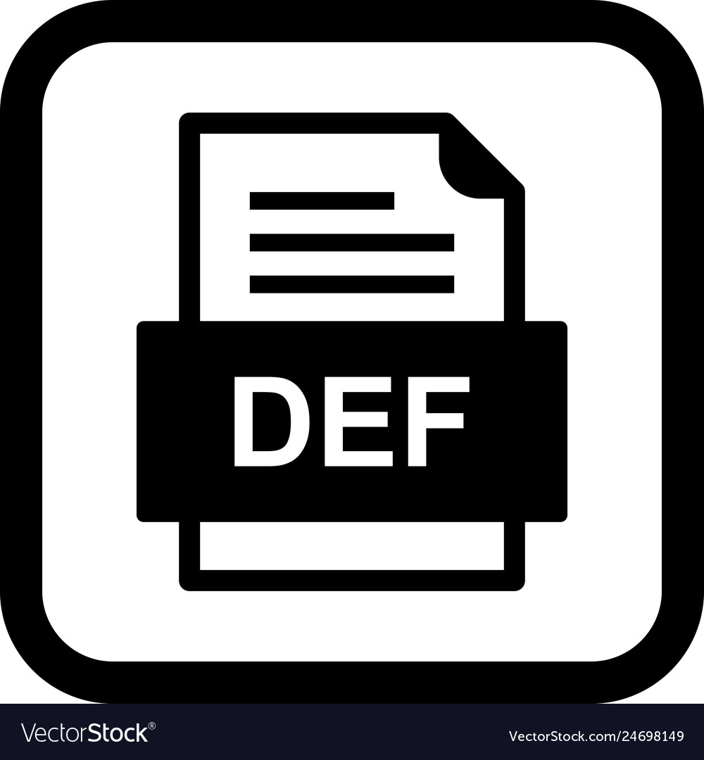 DEF File Icon