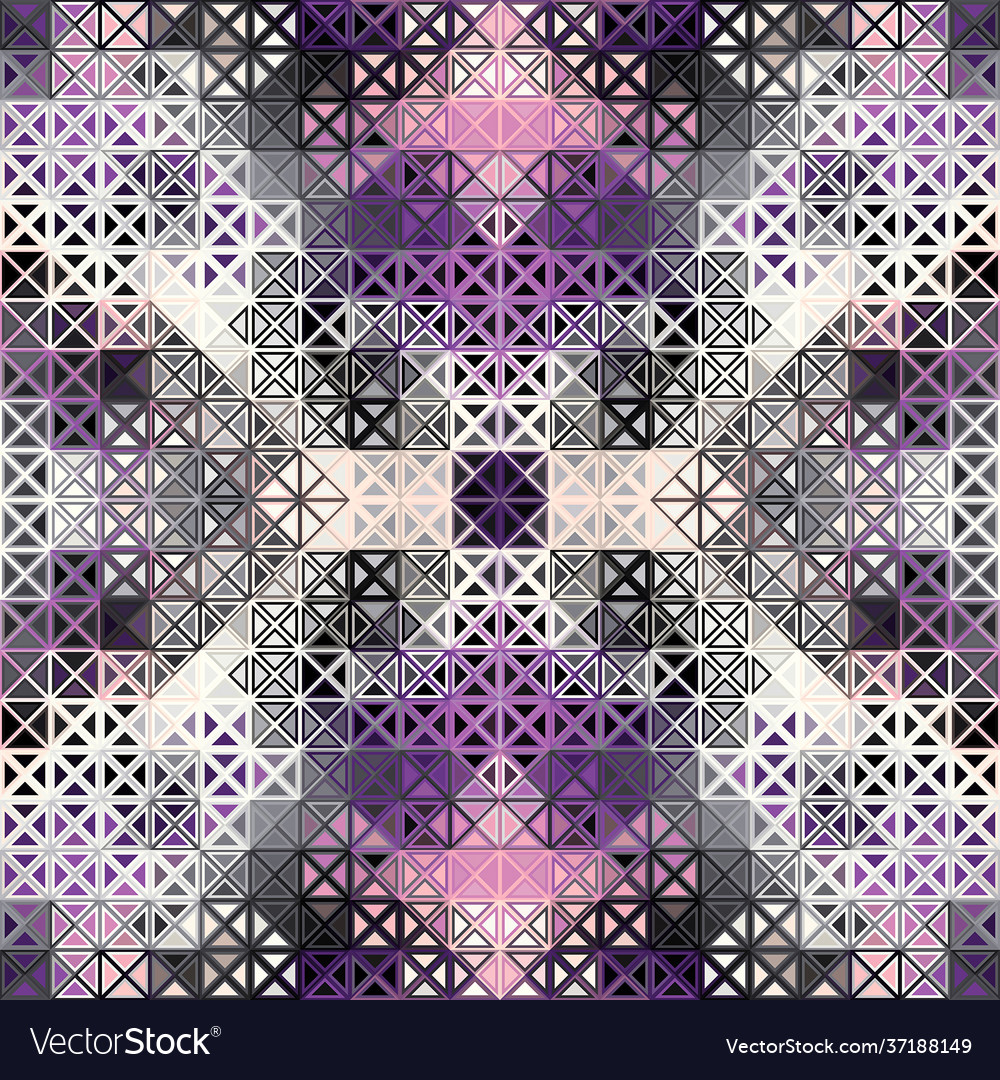 Geometric abstract pattern in low poly style vector image Geometric abstract pattern in low poly style