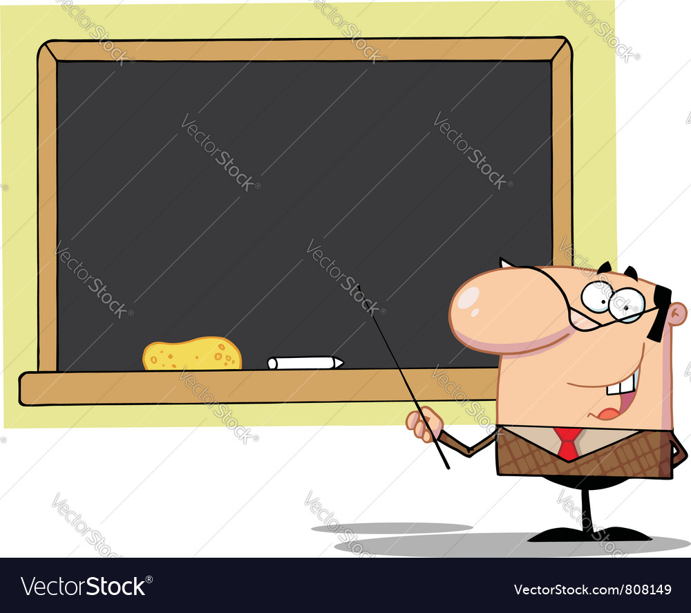 School Teacher with Pointer