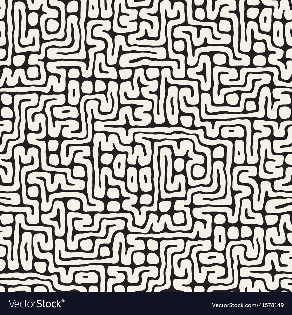 Seamless pattern repeating geometric elements vector image Seamless pattern repeating geometric elements