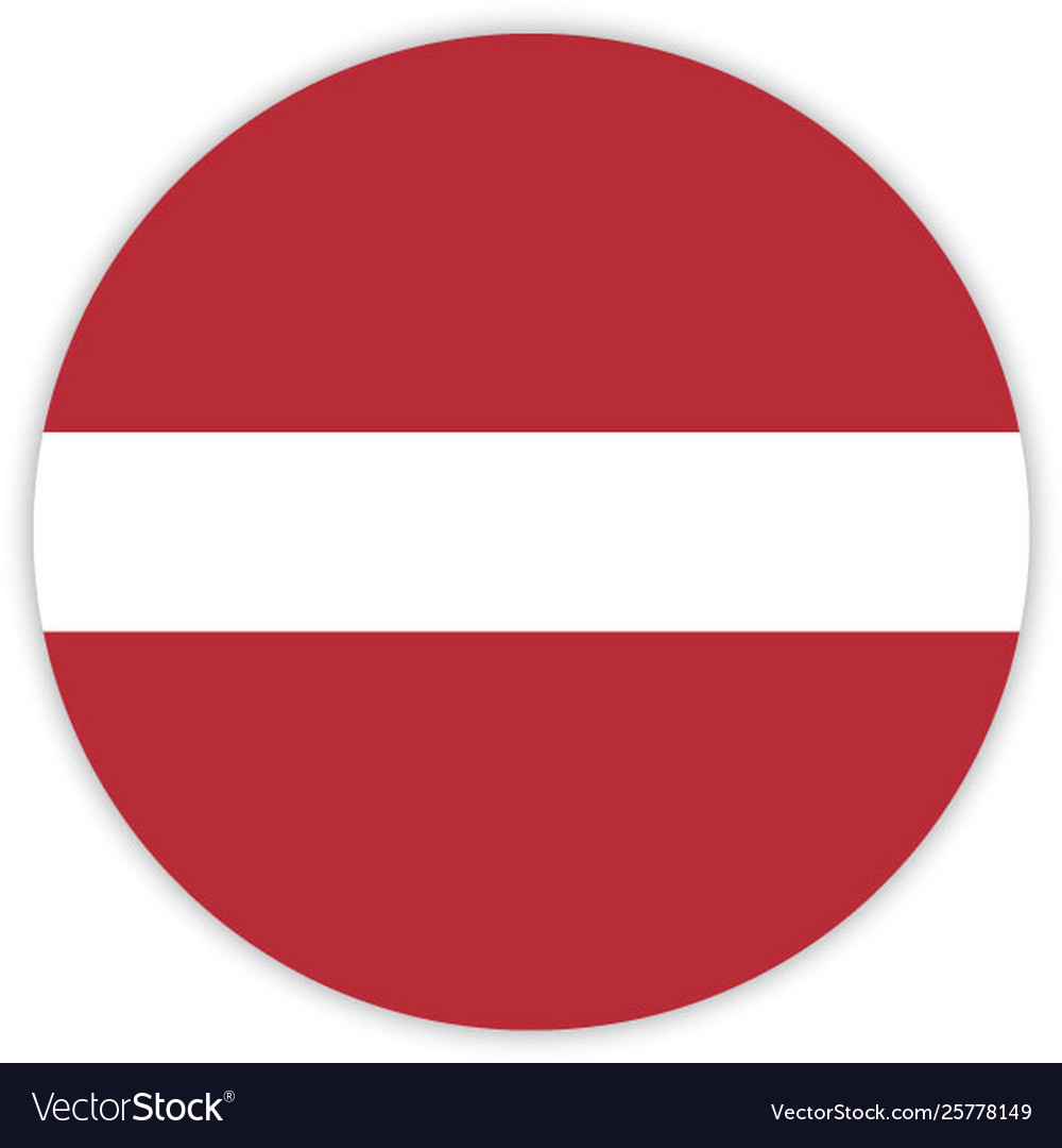 Simple round flag Royalty Free Vector Image - VectorStock