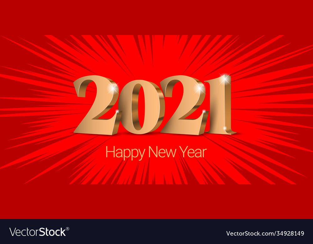 Text design 2021 Royalty Free Vector Image - VectorStock