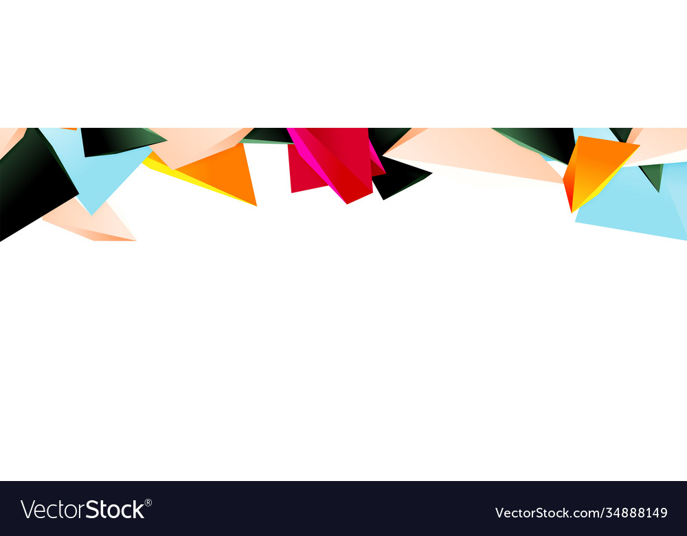 Triangle mosaic abstract background 3d triangular Vector Image Triangle mosaic abstract background 3d triangular