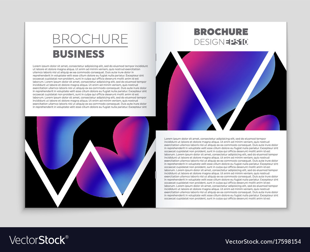 Abstract layout background set for art