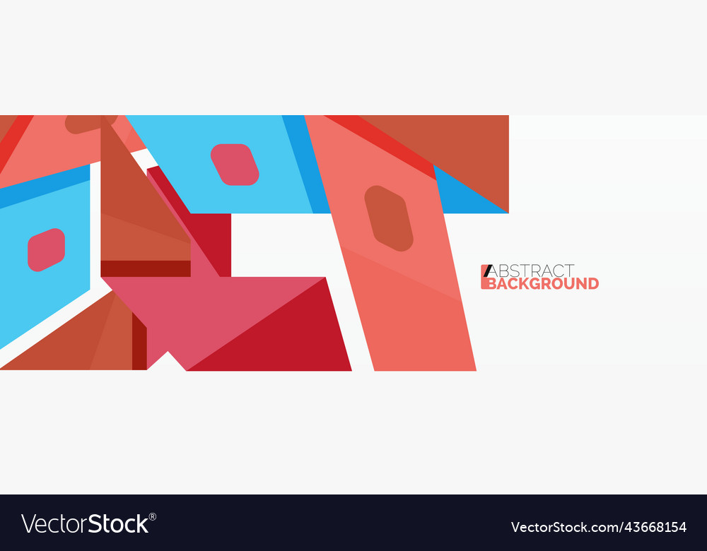 Abstract line and triangle background creative