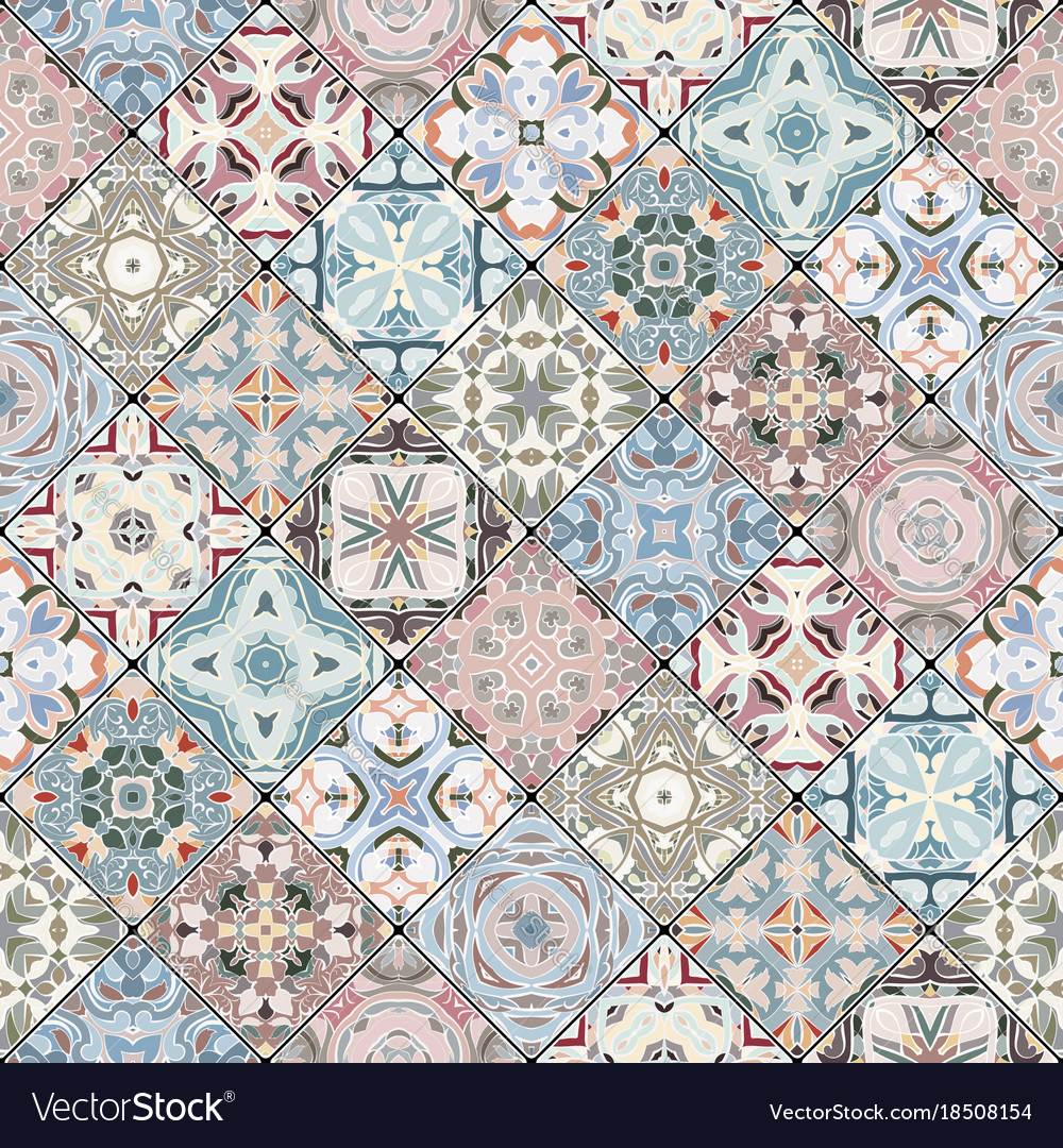 Abstract patterns in the mosaic set