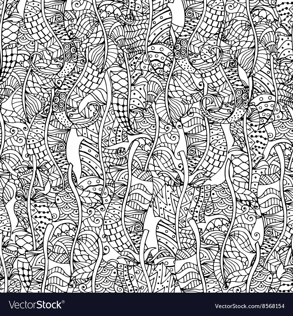 Feathers seamless pattern