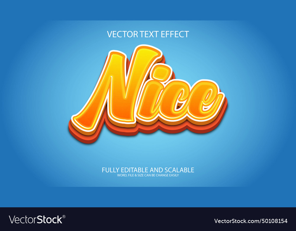 Nice text effect design