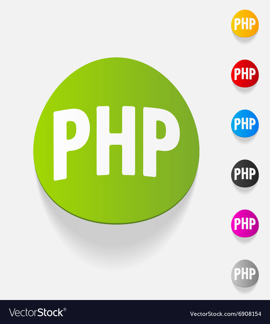 Realistic design element php