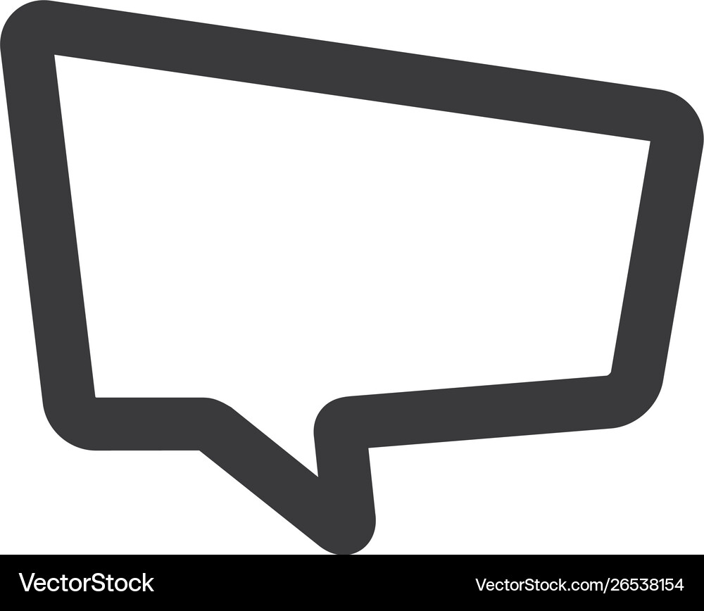 Speech bubble icon Royalty Free Vector Image - VectorStock