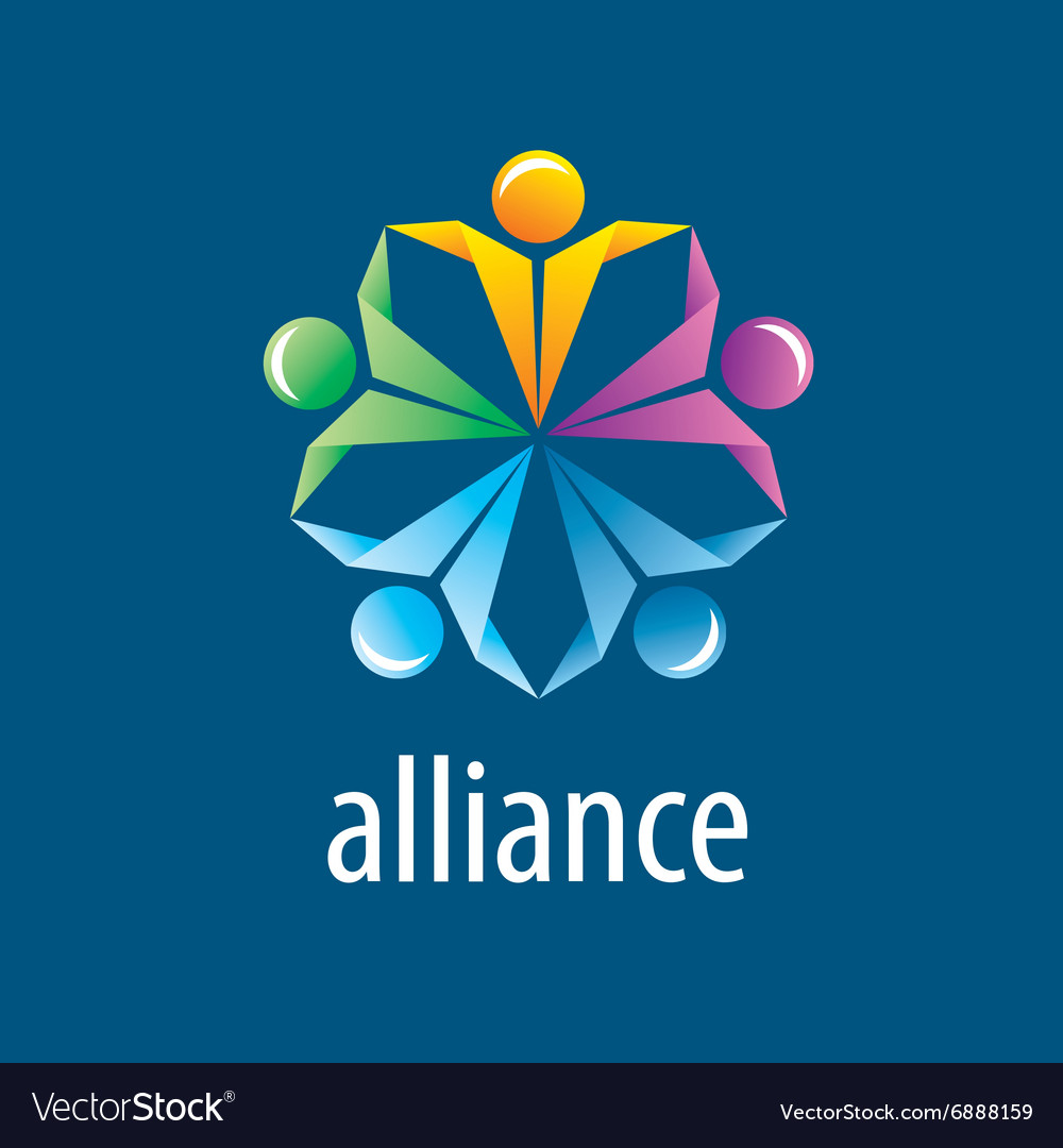 Human alliance logo Royalty Free Vector Image - VectorStock