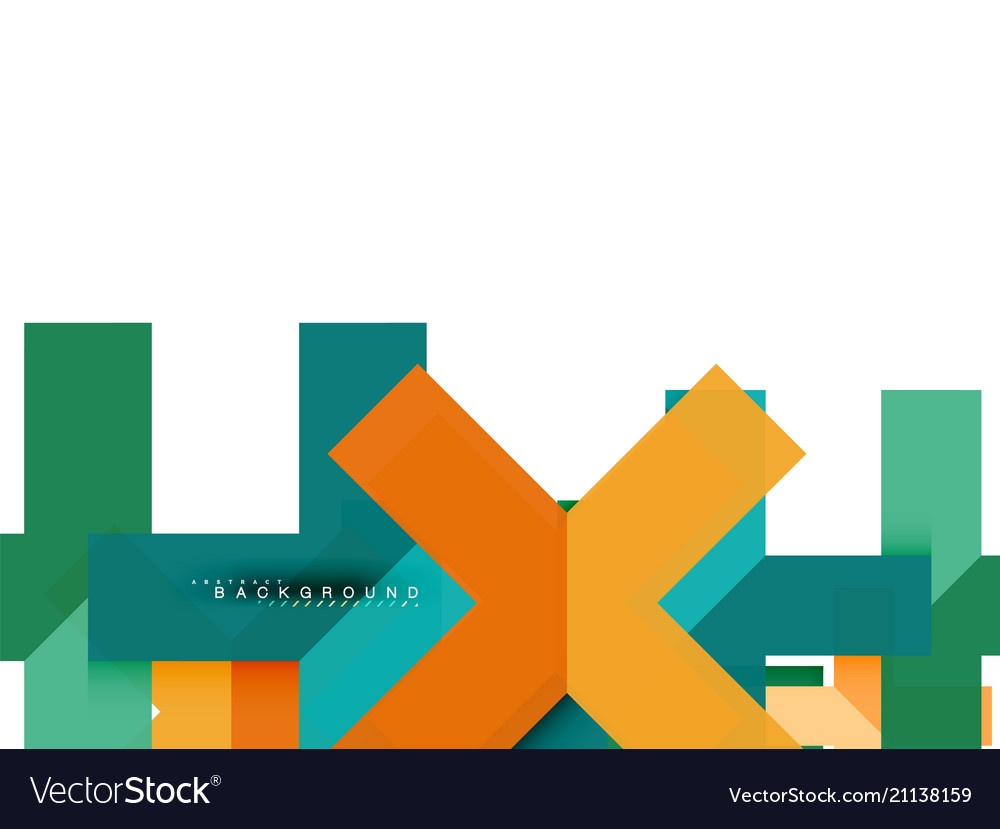 Multicolored abstract geometric shapes geometry vector image Multicolored abstract geometric shapes geometry