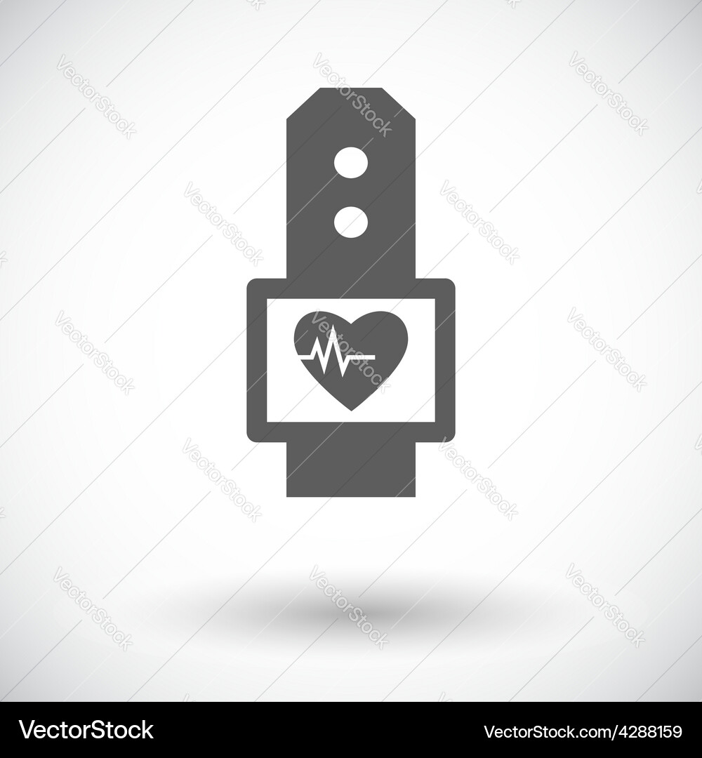 Pulsometer icon Royalty Free Vector Image - VectorStock