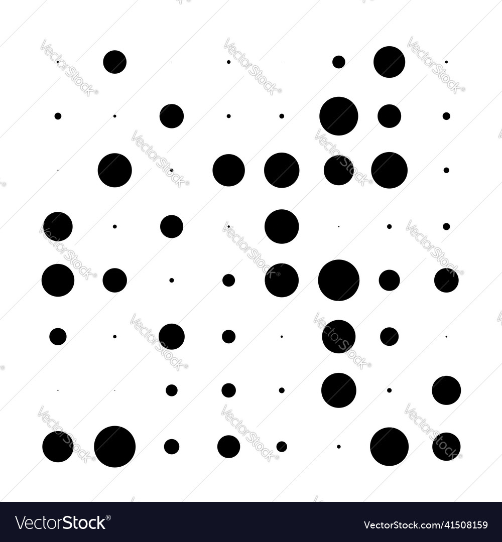 Random dots circles halftone pattern stipple vector image Random dots circles halftone pattern stipple