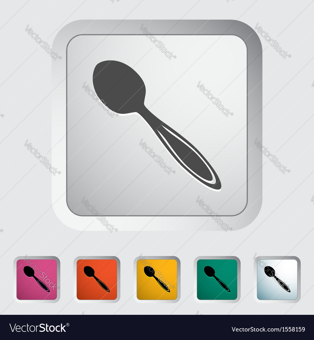 Silber Löffel-Symbol