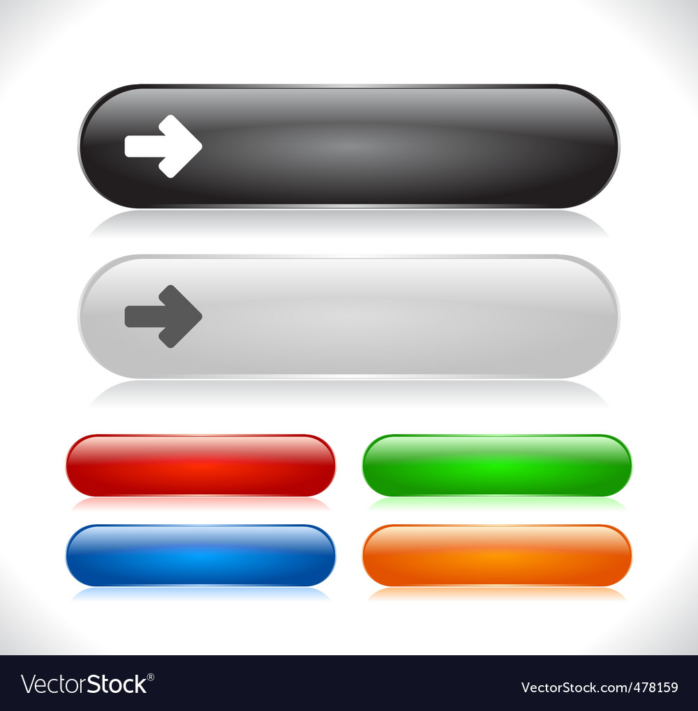 Website template buttons