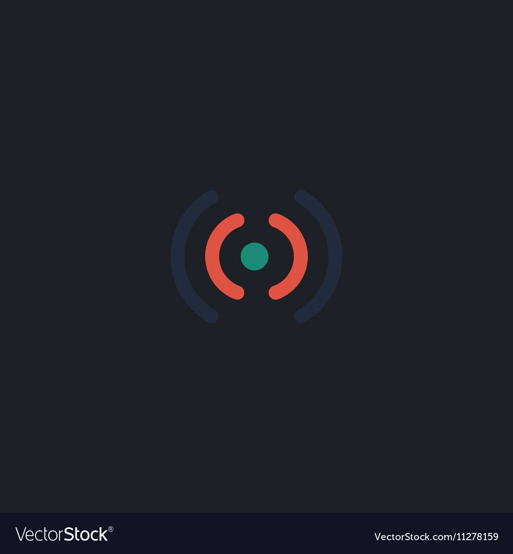 Wireless computer symbol