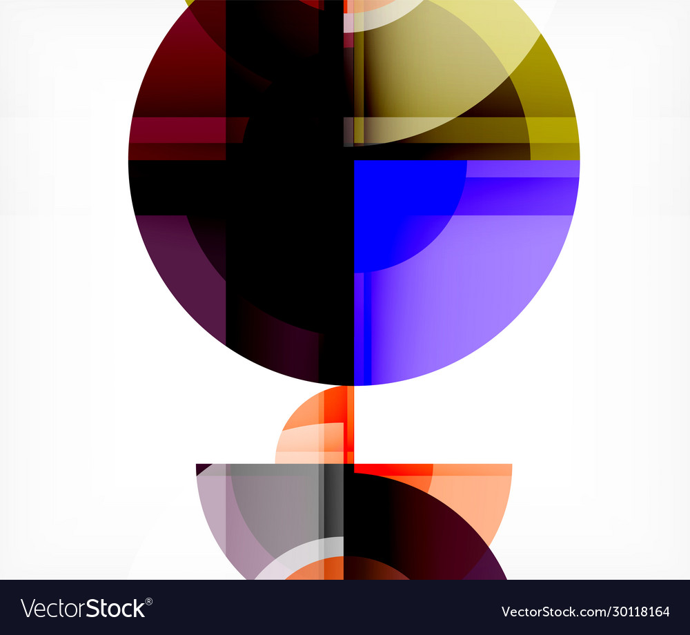 Abstract background circle and triangle design Vector Image Abstract background circle and triangle design