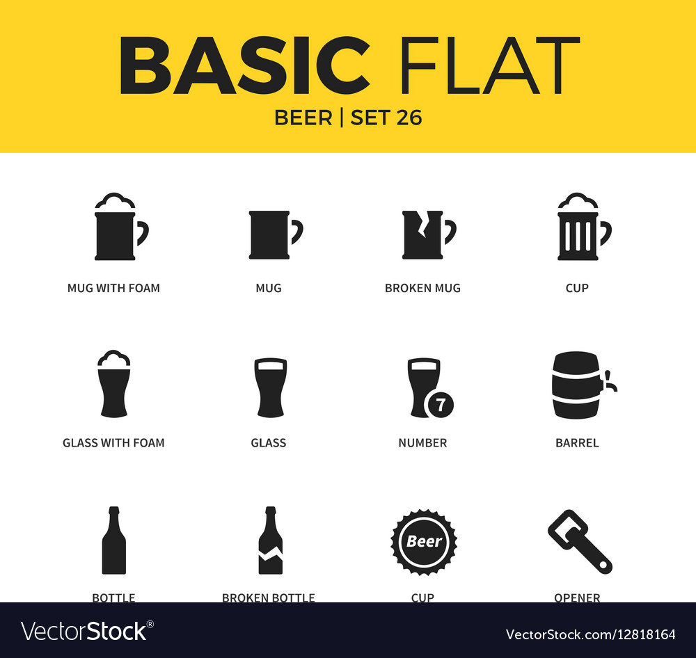 Basic set of beer icons