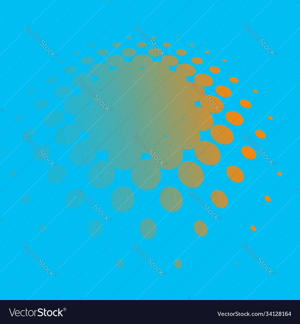 Colorful halftone pattern texture design element vector image Colorful halftone pattern texture design element