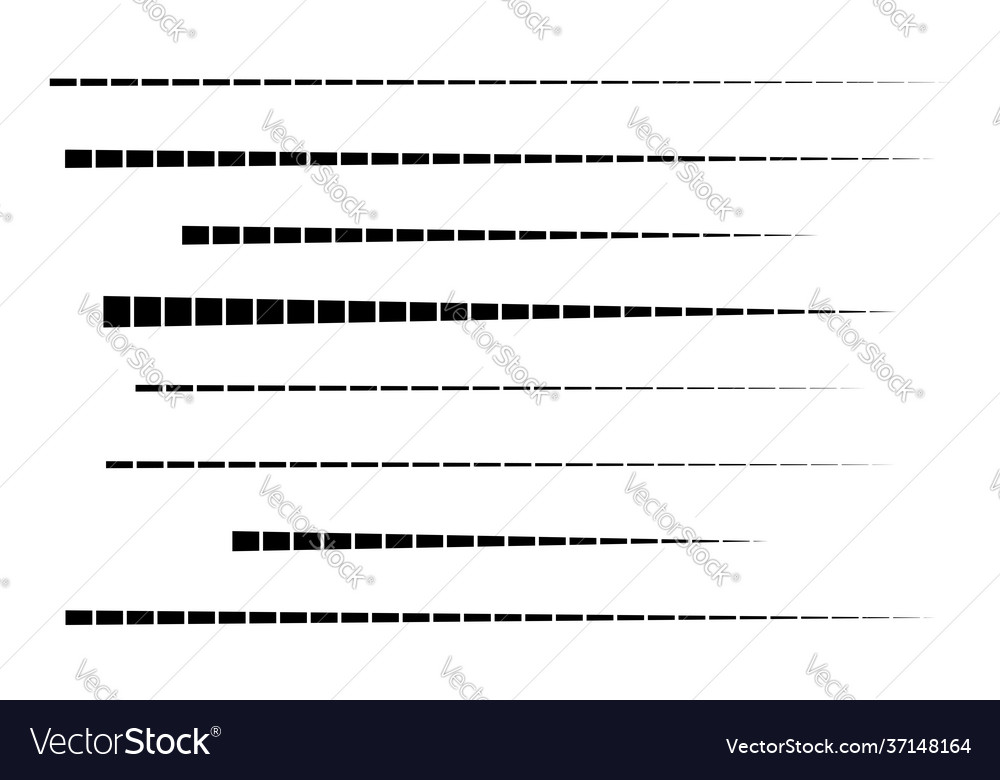 Dashed random straight parallel lines geometric Vector Image Dashed random straight parallel lines geometric