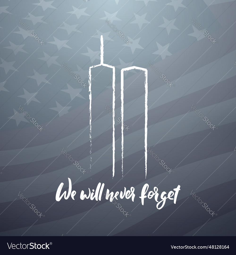 Patriot Tag September 11 2001 Zwillingstürme