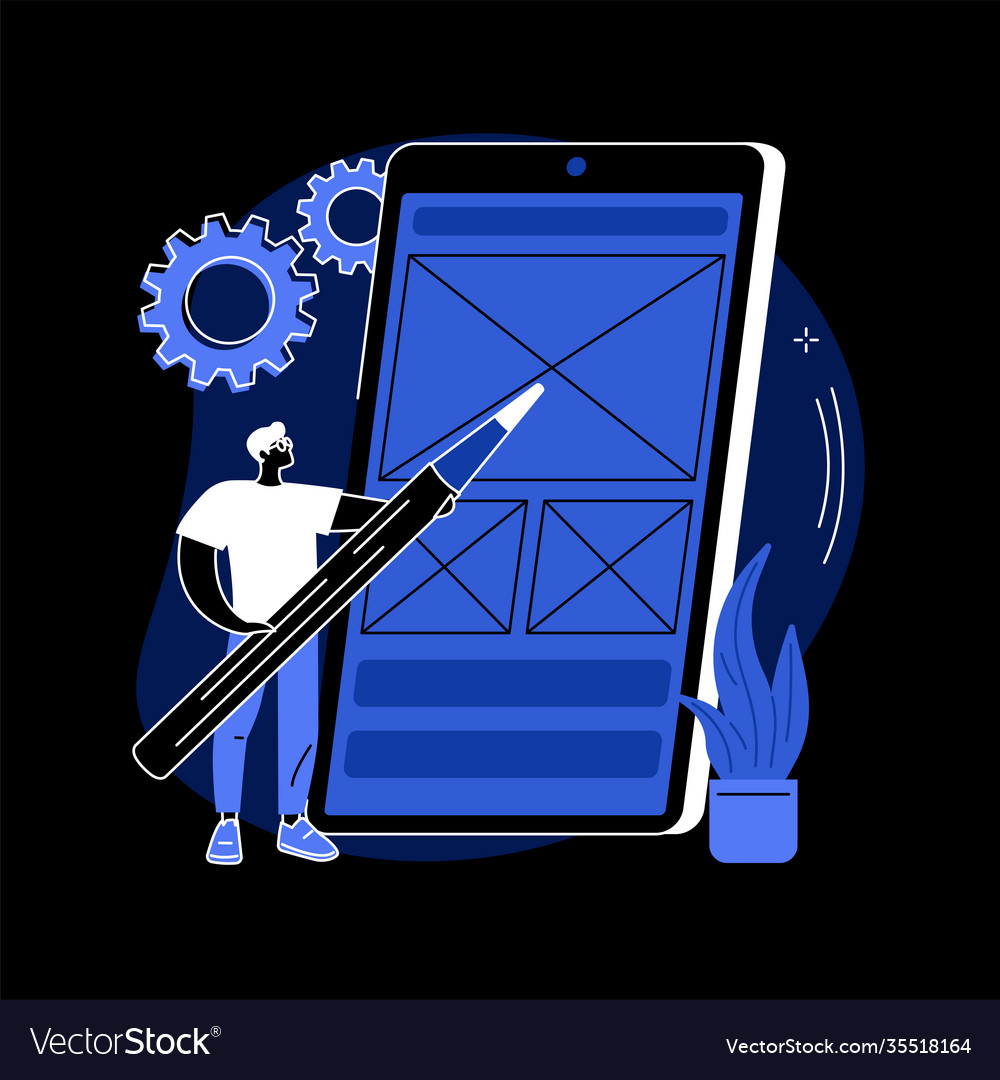 Prototyping abstract concept vector image Prototyping abstract concept