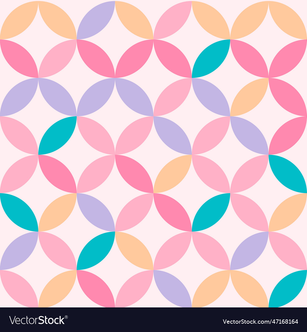 Retro pattern seamless in groovy flat design Vector Image Retro pattern seamless in groovy flat design